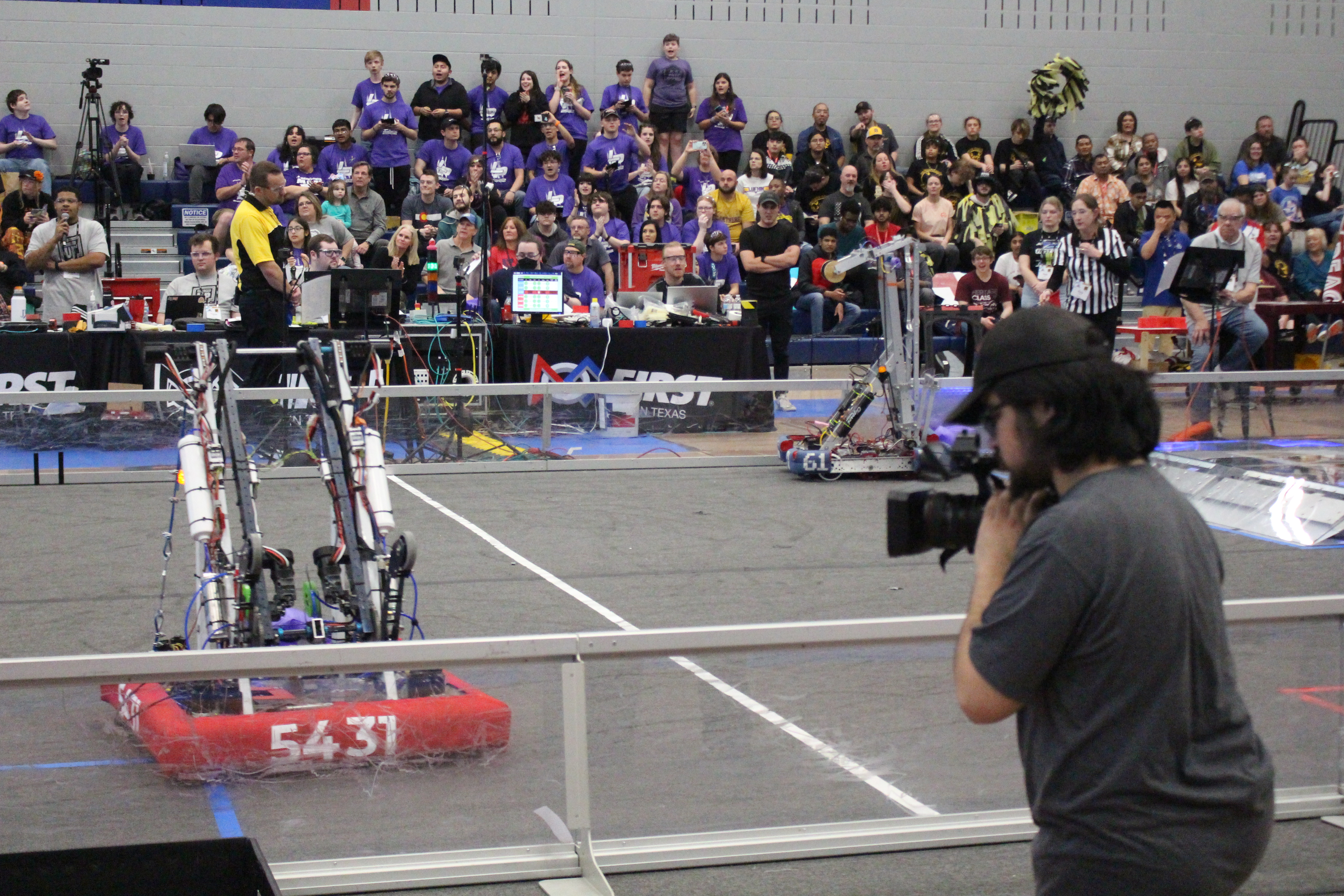 Recording FRC 5431 on the field in 2023